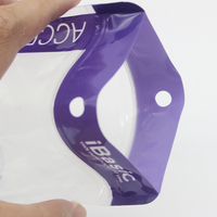 Sacs en plastique PE transparents imprimés sur mesure, qualité alimentaire, avec fermeture éclair, pour aliments pour bébés, chewing-gum, OEM, ODM, vente en gros