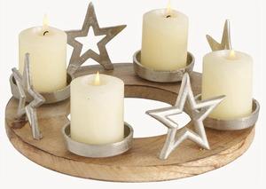 Metal <b>Candle</b> Holder for Christmas Decoration & Christmas <b>Candle</b> Holder Taper Holder Gold Color <b>Candle</b> Stand Decor Lantern - Product Image 3