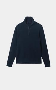 Pull en coton chaud d'hiver à col zippé mi-haut de style nouveau, tricoté, vêtement en laine pour hommes d'Europe et d'Amérique - Product Image 3