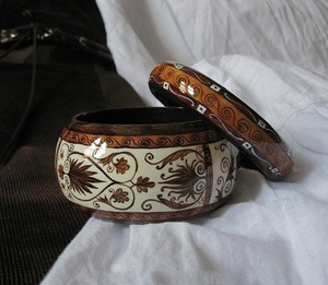 GUÍA Diseño Brazalete y pulsera de madera Tamaño personalizado Pulseras de madera Brazalete Hecho a mano Flor Brazalete de madera Brazalete - Product Image 6