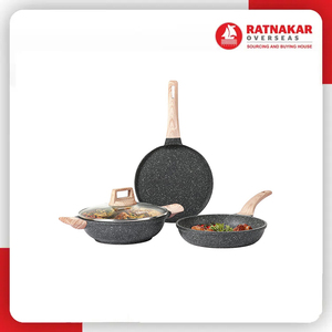 Đồ nấu nướng thiết lập không dính Ấn Độ phong cách cao cấp chất lượng cứng anodized Cookware Set không dính Ấn Độ để bán ở mức giá tốt nhất - Product Image 6