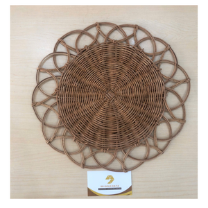 Mantel Individual de ratán hecho a mano de primera calidad, auténtica artesanía vietnamita, vajilla ecológica sostenible para exportación - Product Image 5
