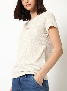 Camiseta de moda para mujer 2025, Camiseta básica informal de algodón, tela suave, Impresión de logotipo personalizado, parte superior cómoda, oferta barata al por mayor - Product Image 3