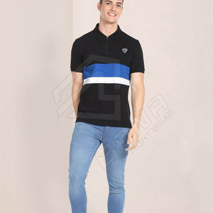 Casual Clothing Apparel <b>Men's</b> Plus Size Polo <b>Shirts</b> Top Quality Cotton Breathable <b>Striped</b> New Fashion Design <b>Men</b> Polo <b>T</b> <b>Shirt</b> - Product Image 2