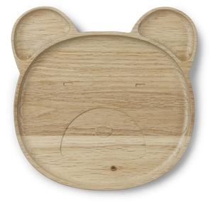 Assiette et vaisselle en bois fruits pour fête de mariage avec vaisselle taille différente et couleur bois naturel - Product Image 4