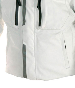 Chaqueta Nueva Personalizada de Motociclista, de Lona Cardura 600D, 100% Algodón, con Cuello Alto, Capucha y Logotipo Frontal, Resistente al Viento, para Hombre y Mujer - Product Image 3