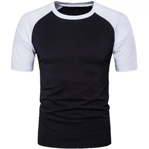 T-shirt basique surdimensionné personnalisé pour hommes Nouveau style Patches chenille bicolores Logo vieilli 100% coton DTG imprimé - Product Image 4