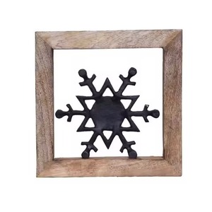 Elegante centro de mesa de estrella de metal para la cena de Navidad y la decoración navideña - Product Image 5