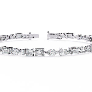 Bracelet en or 18 carats avec diamants de laboratoire - Élégant et éblouissant - Product Image 2