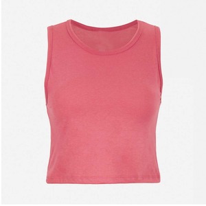 Wholesale Price Women Tank Tops Cropped Athletic Casual Sleeveless Round Neck New Arrival Ladies Quality Tank Top Private Label - Product Image 3