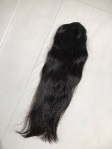 Vente en gros Extensions de cheveux humains queue de cheval ondulée naturelle de 24 pouces Cuticule vierge Remy brut cambodgien aligné, meilleur fournisseur indien - Product Image 4