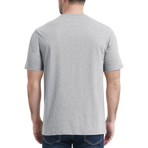 Camiseta de bolsillo informal de algodón 100% antiarrugas de alta calidad para hombre, camisetas ajustadas transpirables de tela de punto duradera - Product Image 3