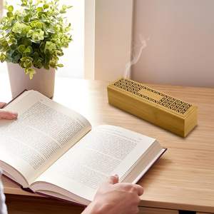 Quemador de Incienso Religioso de Madera Premium y Recolector de Cenizas con Diseño de Alta Calidad para Espacios Aromáticos Limpios - Product Image 2