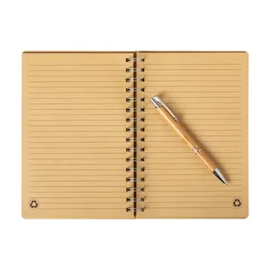 Quaderno Promozionale Sostenibile in Bambù Shiyama, Articolo Ecologico per Merchandising - Product Image 5