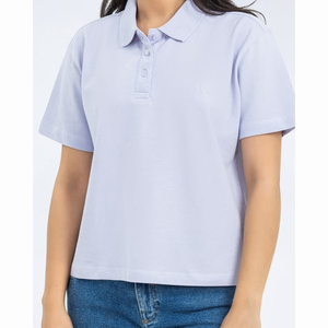 Marque privée Femme Oversized pour Polo Confortable Tricoté Respirant Style Décontracté - Product Image 4