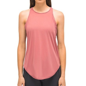 เสื้อกล้ามสตรีแขนกุดผ้าคอตตอน/โพลีเอสเตอร์แขนกุดแห้งเร็ว - Product Image 4