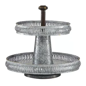 DECOR HAAT Luxury Handmade Designer Metal Eco-Friendly High Standard Quality Cake Stand Unique Fancy Wholesale New Features - Product Image 5