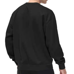 Pull-over en tricot personnalisé pour homme, doublé, à manches longues, uni, brodé, 100 % coton, écologique, séchage rapide - Product Image 5