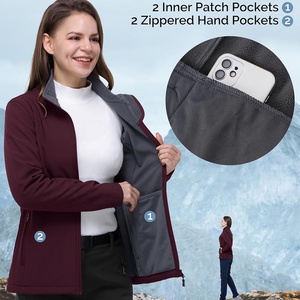Chaqueta Cortavientos Ligera de Softshell con Capa Cortavientos, Ajuste Cómodo y Opciones Completas de Impresión de Logotipo Personalizado - Product Image 4