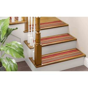 Tapis rouge, tapis imprimé, tons d'automne, motif ethnique, design moderne, gobelin - Product Image 3