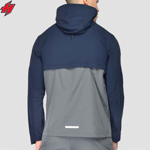 Chándal cortavientos para hombre de fabricación al por mayor, chándal de nailon para hombre con logotipo personalizado ligero de material de poliéster 100% - Product Image 6