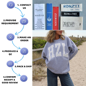 เสื้อสเวตเตอร์ผ้าฟลีซสำหรับผู้หญิงเสื้อสเวตเตอร์คอใหญ่สำหรับฤดูหนาวปักโลโก้ด้านหน้าตามสั่ง - Product Image 2