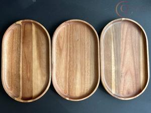 Plateau de service en bois jetable de haute qualité, durable et non toxique, pour la cuisine, la salle à manger, les services à thé, les tasses à café et la présentation décorative - Product Image 5