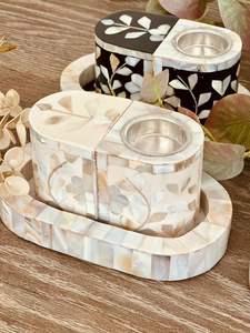 Custom Mother Pearl <b>Chocolate</b> Platter <b>Sea</b> <b>Shell</b> Style Muslim Eid Ramadan Eco-Friendly Handmade Sweet Serving Dish Perfect Gift - Product Image 4