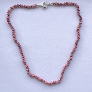 4mm 6mm naturel Thulite lisse Heishi pneu collier de perles nouées à la main plage Boho Design colliers empilables couche chaude en ligne - Product Image 1