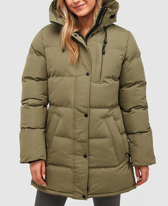 Chaqueta Parka Impermeable y Cortavientos para Mujer con Capucha y Cremallera Frontal, Diseñada para Senderismo al Aire Libre y Estilo Casual - Product Image 4