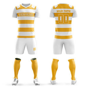 Kit de football respirant personnalisé Service OEM Maillots de football personnalisés et uniformes de football Maillots de football sublimés - Product Image 1