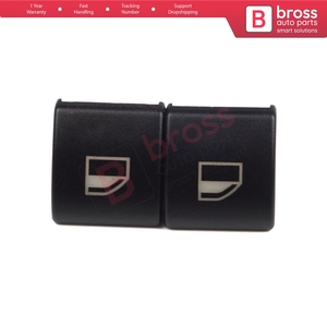 BDP59-1 2 Piezas Cubierta de Botón de Interruptor de Ventana 61316902175 para 3 E46 E90 X5 X3 - Product Image 3