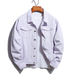 Veste en jean vintage pour hommes haut de gamme boutonnée décontracté hiver multi-fonction respirant 100% coton veste pour hommes - Product Image 6