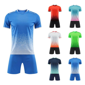 Uniformes de Fútbol Sublimados Personalizados al por Mayor para Hombre, Camiseta y Pantalones Cortos de Secado Rápido, Ropa Deportiva de Equipo, OEM - Product Image 6