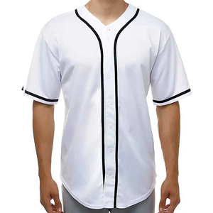Camisetas de Béisbol Personalizadas con Botones, Multicolores, Manga Corta, Uniformes de Equipo, Logotipo Sublimado, Ropa Deportiva, Tallas Grandes Disponibles - Product Image 3