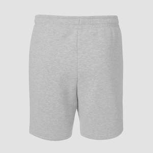 Wholesale 100% Cotton French Terry Tech Fleece Drawstring <b>Sweat</b> <b>Shorts</b> <b>for</b> <b>Men</b> Raw Hem Custom 3D Embossed Logo Solid Pattern - Product Image 3