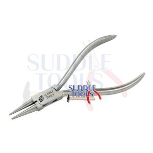 ROUND NOSE <b>PLIERS</b> Precision 130mm Satin Finish Inox Steel Dental Ortho Orthodontic Optical <b>Pliers</b> <b>Jewellery</b> Jewelry Making Tool - Product Image 3