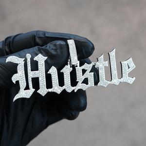 Custom VVS Real Moissanite Pendant 14K White Gold Touch, Moissanite Custom Pendant, - Product Image 3