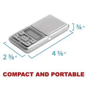 Mini Digital LCD Electric Pocket <b>Scales</b> for Jewelry Weighing Maximum <b>Weight</b> Recommendation 500g 200g 1kg Accurate 0.01g Battery - Product Image 4
