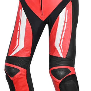 ถุงมือแข่งรถมอเตอร์ไซค์หนังแท้พร้อมกางเกง - Product Image 5