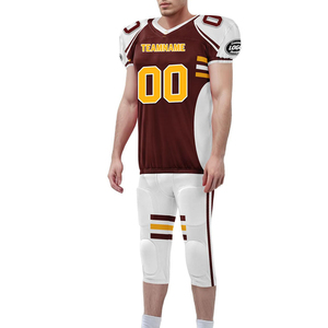 Wholesale Cheap Men Sublimated USA American Football Jersey All Team Uniform High Quality Shipping youth club <b>compression</b> set - Product Image 3