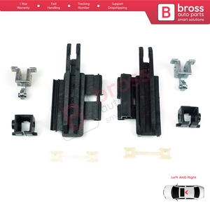 ชุดรางเลื่อนซันรูฟ BSR535+BSR536 8 ชิ้น ชุดคลิปยึดซ้ายขวา สำหรับรถยนต์ซีรีย์ 5 E39 ปี 1996-2003 4/5 ประตู และ X5 E53 ปี 2000-20 - Product Image 3