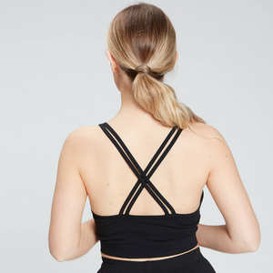 บราออกกำลังกายไร้รอยต่อระบายอากาศได้ดีเป็นมิตรต่อสิ่งแวดล้อมสำหรับผู้หญิงปรับแต่งโลโก้ได้ตามต้องการ - Product Image 2