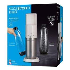 Máquina de Agua Carbonatada Sodastream Duo Blanca, Botella de Vidrio de 1.7L, Apta para Lavavajillas, Botella de PET, Cilindro de CO2 Incluido - Product Image 2