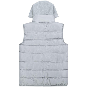 OEM Custom Design Men's Puffer Vest Winter Outwear Sleeveless Utility avec Hood Winter and Outdoor 3 level température heated - Product Image 5