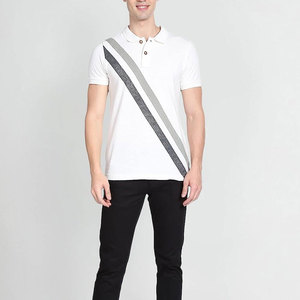 Camiseta de punto de verano a la moda para hombre, camiseta informal de manga corta para hombre, camiseta polo de color sólido y corte holgado para hombre - Product Image 3