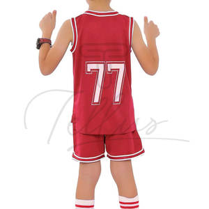 Uniformes de Baloncesto de Diseño OEM de Nuevo Estilo, Ropa de Baloncesto para Niños, Uniforme de Baloncesto Sublimado de Secado Rápido para Niños - Product Image 2