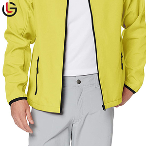 Veste Softshell coupe-vent pour homme de la meilleure qualité pour l'hiver long Design personnalisé avec col montant et fermeture éclair - Product Image 4