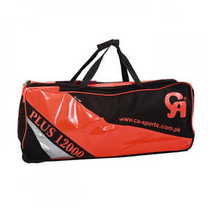 Sac de cricket CA Plus 12000 avec roulettes noir/orange - Solution de rangement pour équipement - Product Image 1