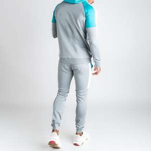 Fabricant de vêtements survêtement hommes broderie survêtements pantalons de survêtement et unisexe personnalisé bouffée impression Logo à capuche ensemble - Product Image 3